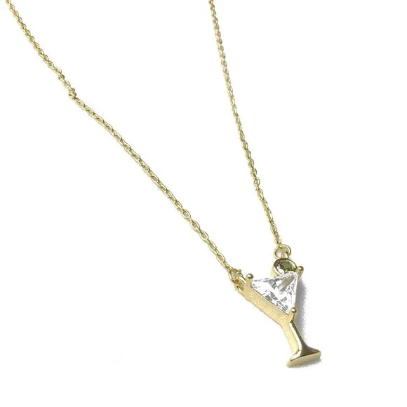 Kate Spade Gold-Tone Shaken or Stirred Stud Necklace - Picture 3 of 7